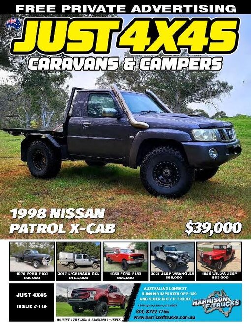 Title details for Just 4x4s, Caravans & Campers by JUST AUTO Classifieds Pty Ltd - Available